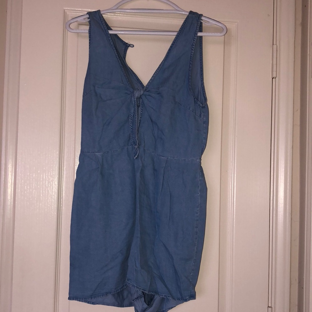 Boutique Blue Jean-Look Women’s Romper